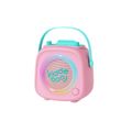 Bluetooth Karaoke set mikrofón a reproduktor KidsVoice Pink