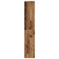 VidaXL Skrinka na topánky Old Wood 54x34x183 cm Engineered Wood