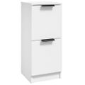 vidaXL Komoda biela 30x30x70 cm spracované drevo