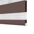 vidaXL Zebrová roleta 80,9x175 cm Šírka látky 76,7 cm, kávová
