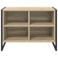 vidaXL Skriňa na topánky 60 x 35 x 44 cm Kompozitné drevo Sonoma