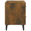 vidaXL Nočný stolík dymový dub 40x35x47,5 cm