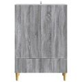 vidaXL Servírovacia skriňa so zásuvkou Sivá sonoma 66 x 34,5 x 95 cm