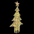 vidaXL Vianočný stromček 240 LED Teplá biela 181 cm PET