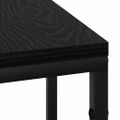 vidaXL Nočný stolík Čierny dub 41,5 x 26 x 60,5 cm Kompozitné drevo