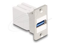 Panel Mount Keystone modul coupler USB