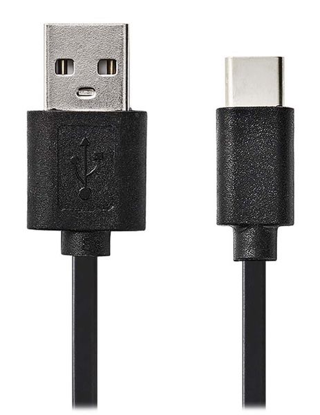 Nedis CCGB60600BK01 - USB 2.0 kábel | Typ-C Zástrčka - A Zástrčka | 0,1 m | Čierna farba Kábel, USB 2.0, zástrčka USB-C, zástrčka USB, 10cm, čierny