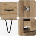 vidaXL Highboard 2 ks Remeselný dub 69,5 x 34 x 180 cm