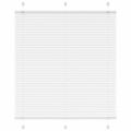 vidaXL plisovaná roleta biela 115x100 cm šírka látky 114,4 cm