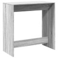 vidaXL Barový stôl sivý sonoma 102x50x103,5 cm kompozitné drevo