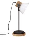 vidaXL Stolová lampa 25 W biela 17x17x50 cm E27