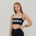 Bandeau športová podprsenka Back Check Black - NEBBIA, veľkosť M, veľkosť oblečenia M
