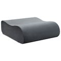 vidaXL Podložka na sedadlo Jednofarebný Sivá 40 x 40 x 13 cm PU pena
