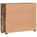 vidaXL Servírovacia skriňa FLORIN 88,5 x 30,5 x 73 cm Dymová dub