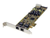 2 Port PCIe NIC 10/100/100 Server Adapter with PoE PSE (ST2000PEXPSE) - Sieťový adaptér - PCI Express x1 - Gigabit Ethernet x 2