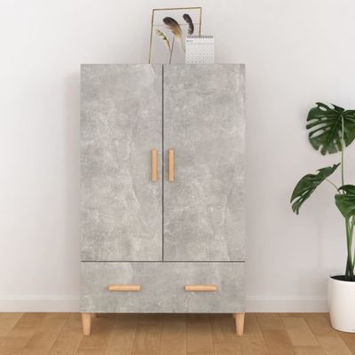 vidaXL Komoda betónovo sivá 70x31x115 cm spracované drevo