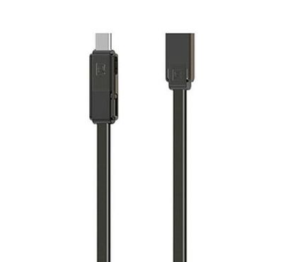 Remax RC-070th dátový kábel 3v1 (USB-C, micro-USB, lightning) 1m čierny AA-7069