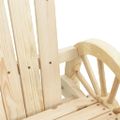 vidaXL Záhradná hojdacia stolička Adirondack jedľový masív