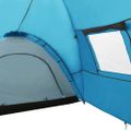 vidaXL Kempingový iglu stan 650x240x190 cm pre 8 osôb, modrý