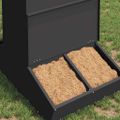 vidaXL Feeder pre prasatá Čierna 82 x 51 x 91,5 cm 20 kg