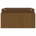 vidaXL Stojan na monitor medovo-hnedý 100x27,5x15 cm masívna borovica