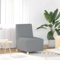 vidaXL Bezrúčková modulárna sofa jednotka 3 ks Svetlosivá látka