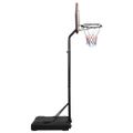 vidaXL Basketbalový stojan čierny 237-307 cm polyetén