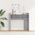 vidaXL Konzolový stolík sivý sonoma 100x35x90 cm kompozitné drevo