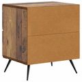 vidaXL Nočný stolík 2 ks Staré drevo 43 x 34,5 x 47,5 cm