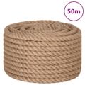 vidaXL Jutové lano 50 m dlhé 16 mm hrubé