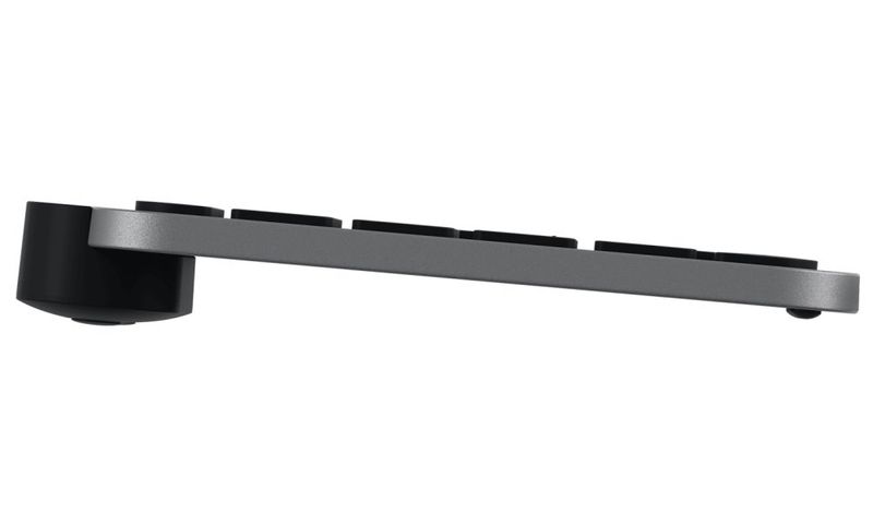 Logitech klávesnica Logitech MX Keys pre Mac - CZ/SK / čierno-šedá Klávesnica, bezdrôtová, Bluetooth, 2,4GHz, CZ-SK layout, podsvietená, pre Mac, USB-C nabíjanie, čierno-šedá