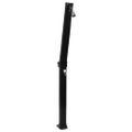 vidaXL Skladacia solárna sprcha, čierna 214 cm 23 l