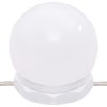 vidaXL Toaletný stolík s LED čierny 130x50x132,5 cm