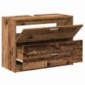 vidaXL Kúpeľňová skriňa Staré drevo 78 x 37 x 59 cm Kompozitné drevo