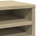 vidaXL Organizér na stôl dub sonoma 36x26x29,5 cm kompozitné drevo