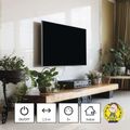 Prodlužovací kábel EMOS PC1311 / 1,5 m / 3 zásuvky / s vypínačom / čierny / PVC / 1 mm2