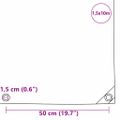 vidaXL Tarpaulin 650g / m² Oranžová 1,5 x 10 m Plátno s PVC povrchom