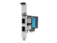 Sieťový adaptér - PCIe 2.0 x8 nízky profil - 10 Gigabit SFP+ x 2 - federal government - kompatibilný s TAA - pre AT SP10ER40/I, SP10LRA/I, SP10SR, SP10TM, SP10ZR80/I, SPLX10A, SPSX, SPTX