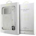 Guess IML Glitter Pearl Strap MagSafe puzdro pre iPhone 17 Pro Max transparentné