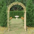 vidaXL Pergola s mriežkou 141x97x243 cm impregnovaná masívna borovica