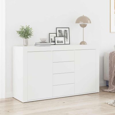 vidaXL Servírovacia skriňa Biela 120 x 36 x 69 cm Kompozitné drevo