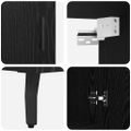vidaXL Highboard 2 ks Čierny dub 69,5 x 34 x 180 cm Kompozitné drevo