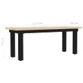 vidaXL Lavica 115x40x45 cm borovicové drevo