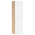 vidaXL | Nástenný TV kabinet | Nástenný Sonoma dub 31 x 30 x 110 cm