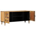 vidaXL TV skrinka Prírodná 105 x 33 x 46 cm Masívne mango drevo