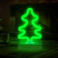 Neon Wood Stand LED TREE green FLNW03 Forever Light