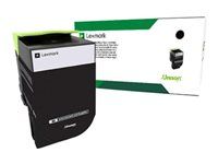 Čierna - originálna - kazeta s farbivom LCCP, LRP - pre Lexmark CS317dn, CS417dn, CS517de, CX317dn, CX417de