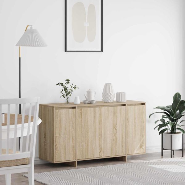 vidaXL Servírovacia skriňa Sonoma dub 135 x 41 x 75 cm
