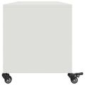 vidaXL TV skrinka biela 100,5x39x43,5 cm oceľ
