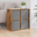 vidaXL Servírovacia skriňa Staré drevo 59,5 x 27 x 57 cm